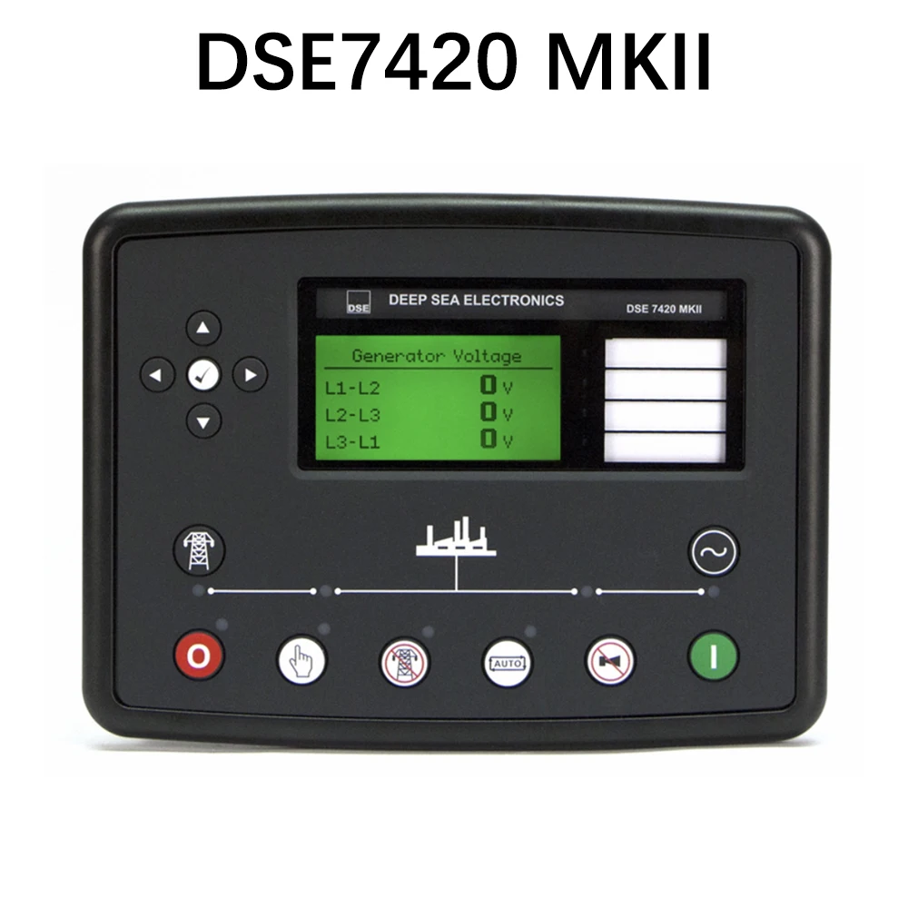 

Оригинальный контроллер DSE7420 MKII ATS AMF для дизельного двигателя, панель управления автоматическим запуском, оригинальная Электроника