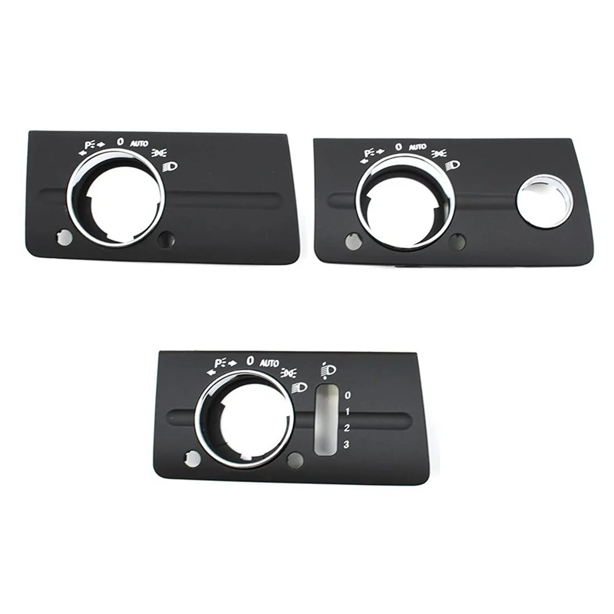 Car Dashboard Headlight Head Light Lamp Switch Cover Panel Trim for Mercedes Benz W211 E Class 320 350 550 2003-2008(B)