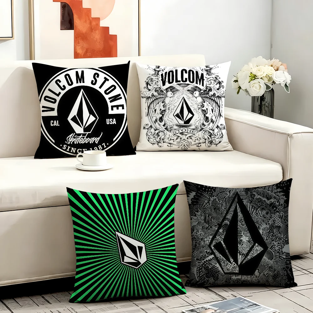Fashion V-Volcom cushion cover Anti-dustmite Sofa Cushion Decorative Office Cover Lounge Area Indoor & Outdoor Use