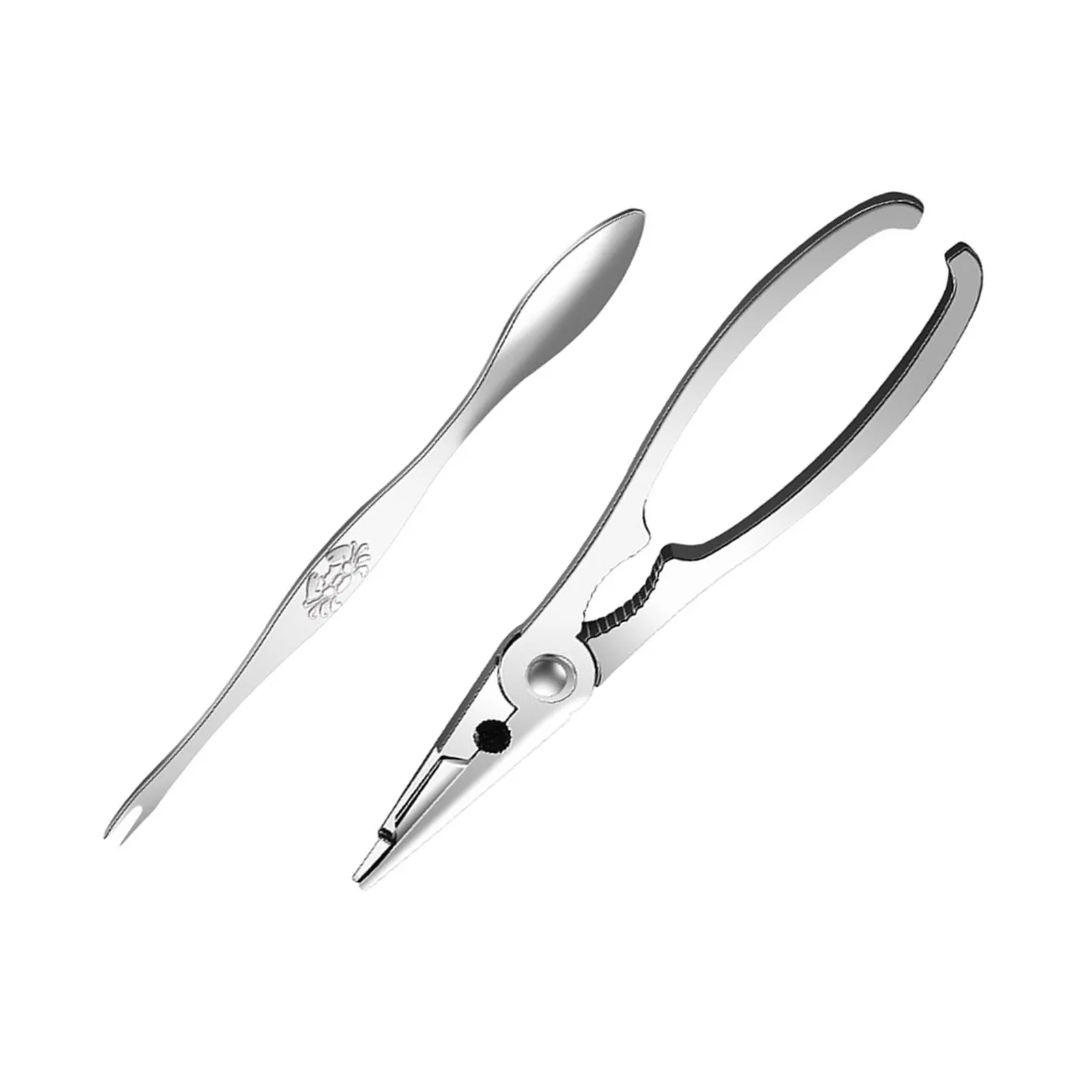 

1 set 1 Set Stainless Steel Eating Tool Set Seafood Parties Picnics Crab Pliers Crab Picks Seafood Tools Kitchen Bar Supplies