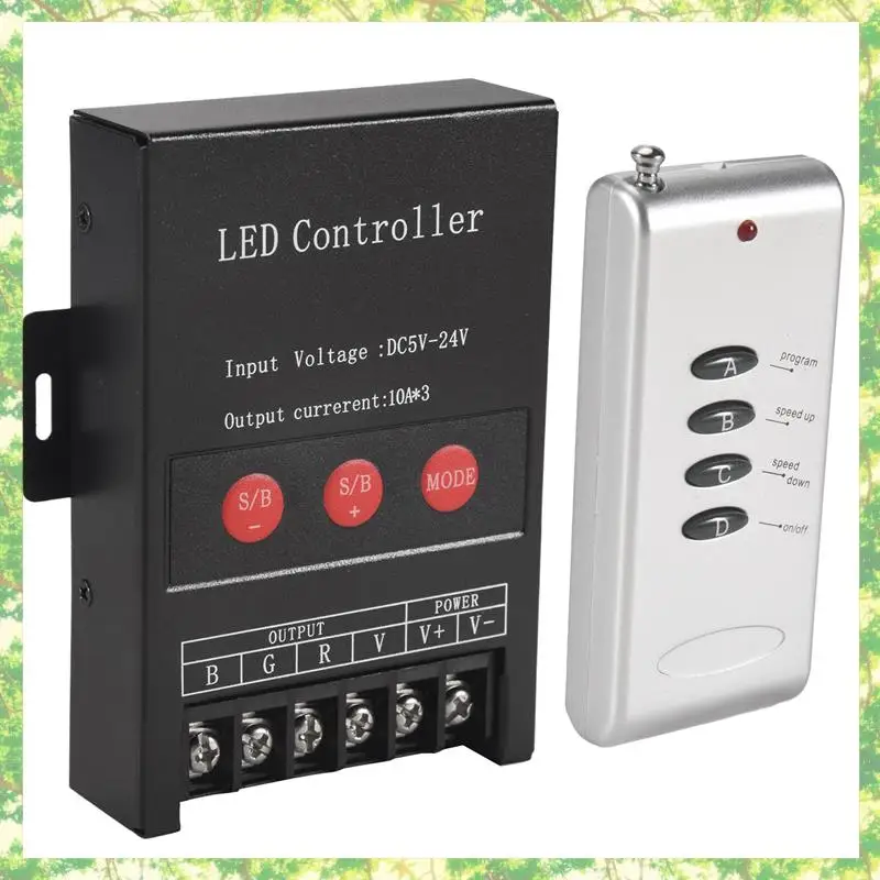Smart-30A Led Controller IR Remote Big Power 360W BT Controller For RGB Strip Light DC5-24V