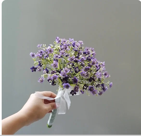 

Букет имитации шелковых цветов, свадебных торжеств, сестер, держащих цветов, реквизит для фотосъемки, украшения для домашнего стола.