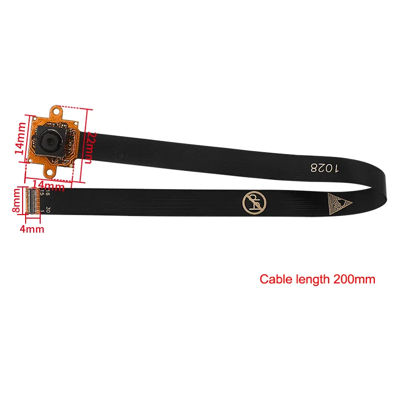 Kamera OV13855 kompatybilna z Orange Pi 5 Plus, interfejs MIPI 80 °   120 °   Kabel z automatycznym ustawianiem ostrości, krótki i długi, do płyty OPi RK3588 — zdjęcie produktu 6