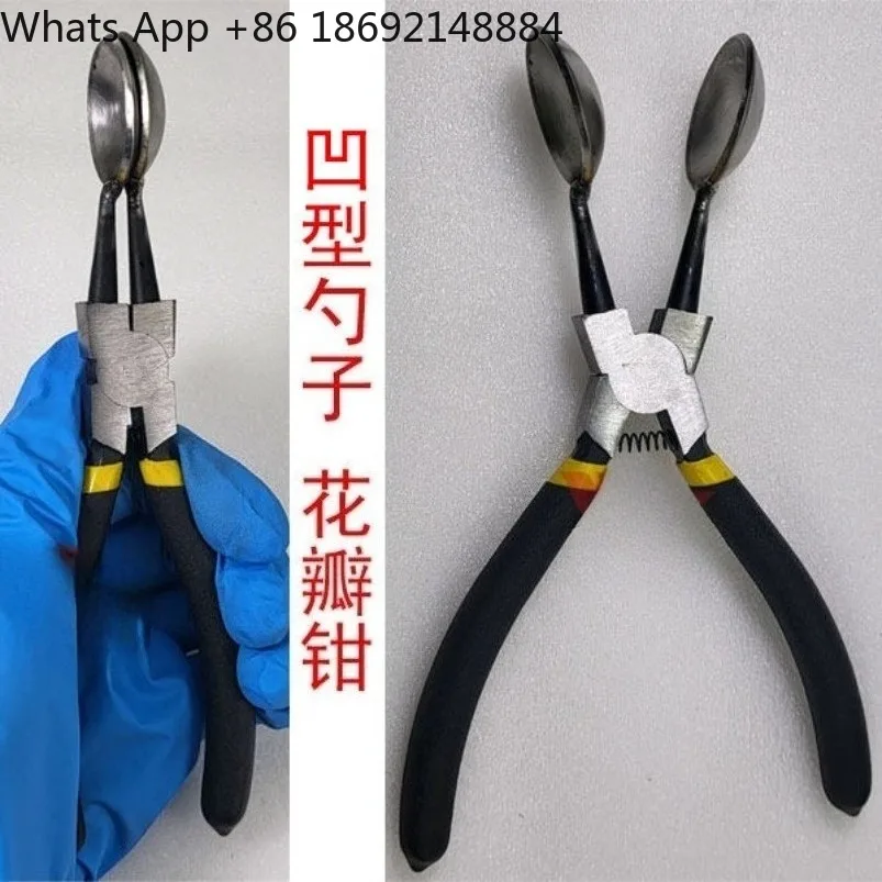 

Concave/convex pliers Petal/gem pliers Lamplighter glass tool