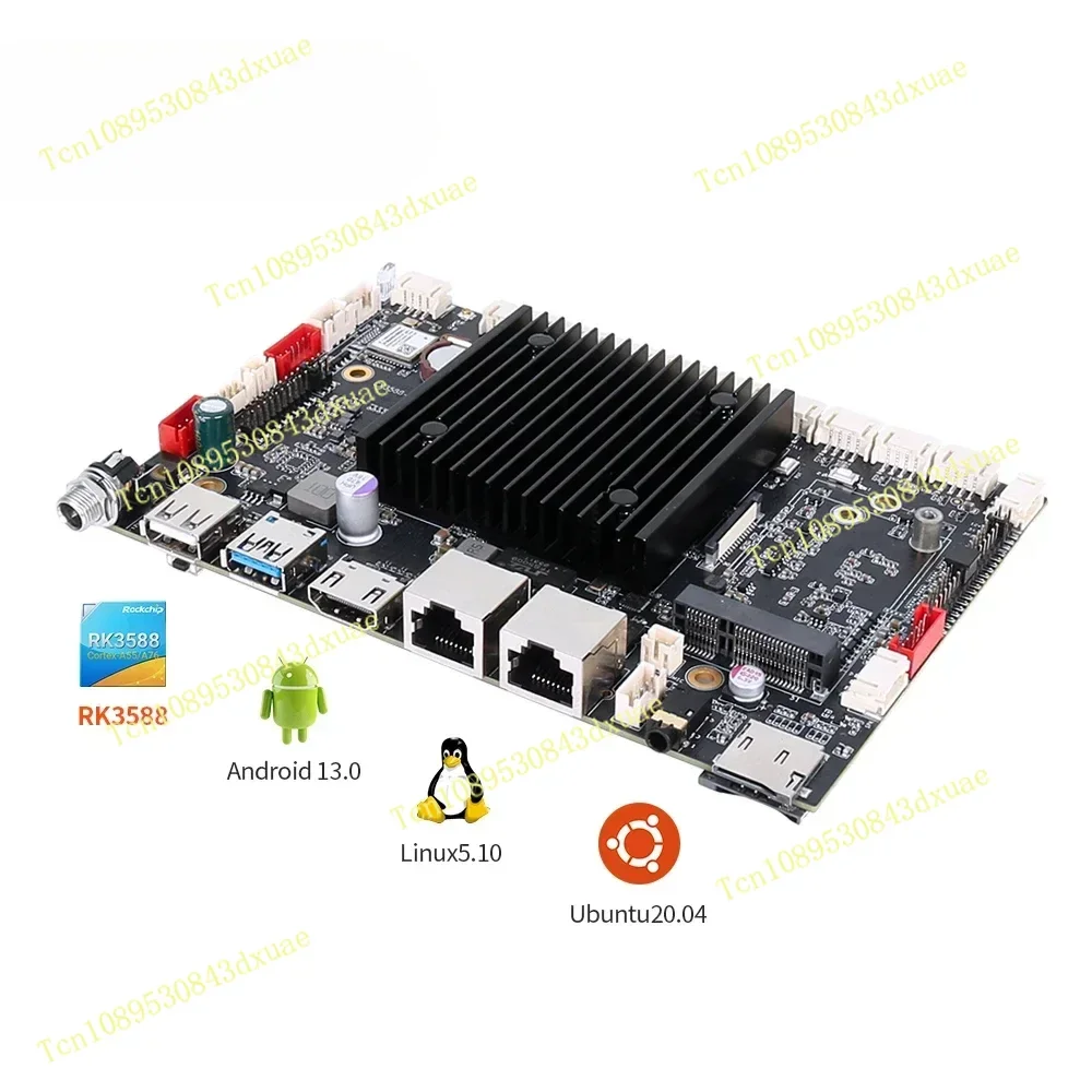 Original Factory Rockchip RK3588 Development Motherboard Octa Core AI 6.0tops 8K  LVDS 4g 8g+64g RK3588 Ubuntu/Android Board