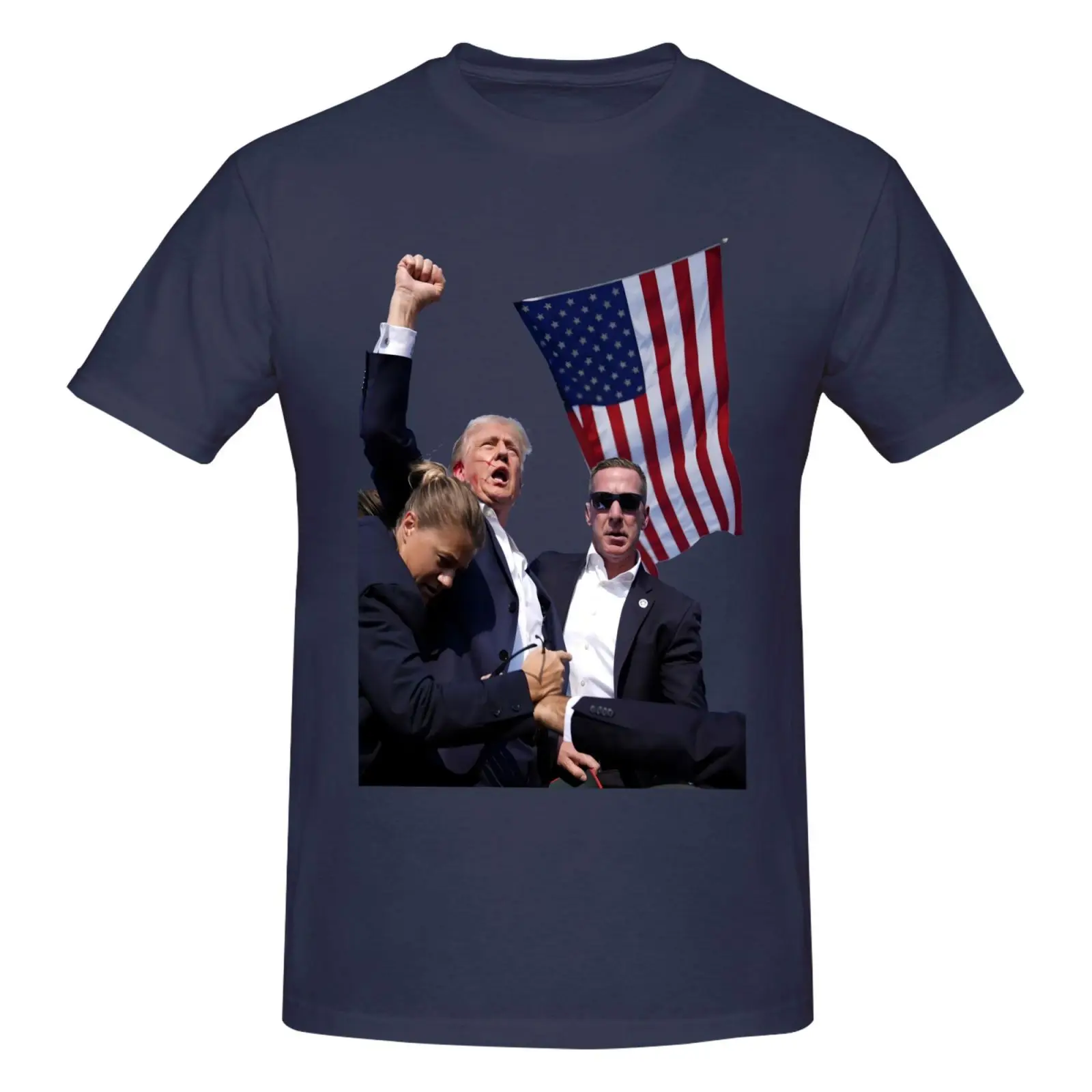 Shooting Incident July 2024 Trump For President Of The United States 'MERICA TRUMP  American Flag T-Shirt