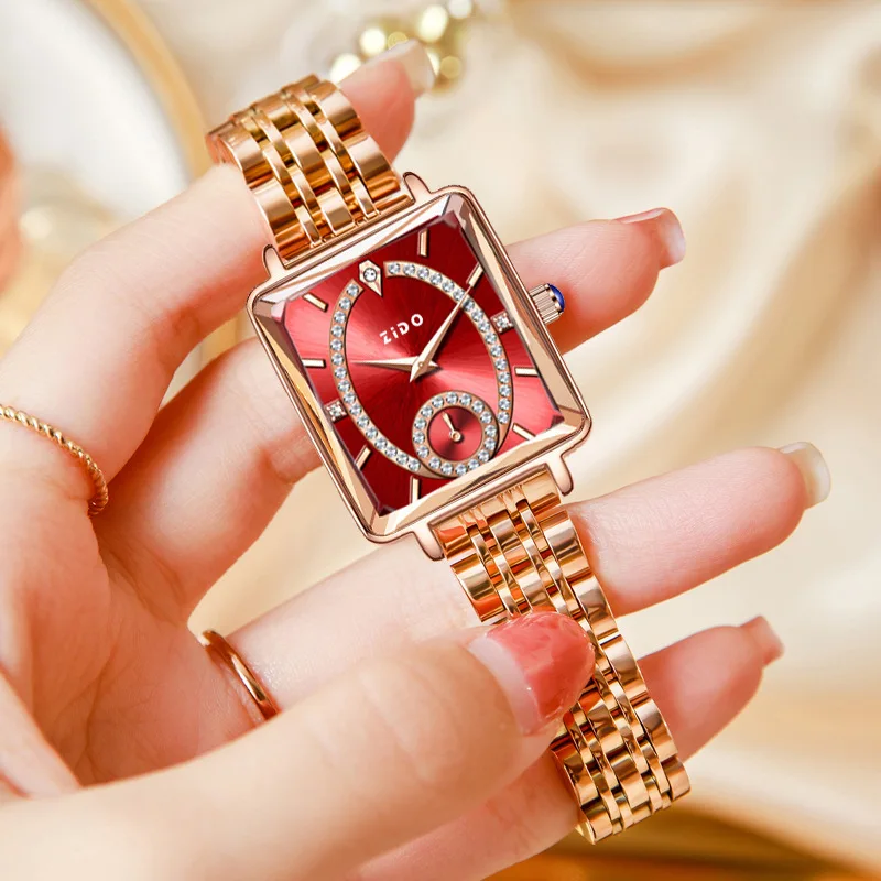 Women Watch Luxury Quartz Diamond Rose Gold Ceramics Steel Watches Waterproof Luminous Swiss Brand Ladies Wristwatches