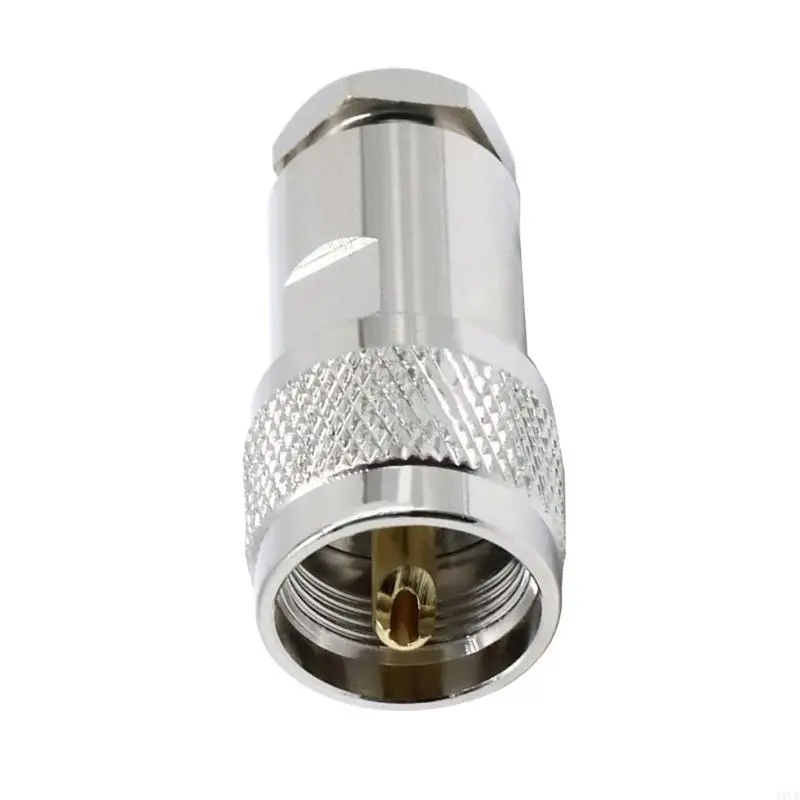 652F High-Quality RF Coaxial Connector for Radio Antenna - Durable SL16 Male Plug for RG59 LMR240 Coaxial Cable