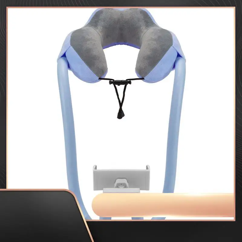 

N34R-держатель подушки для телефона для путешествий в самолете, регулируемая подставка для мобильного телефона с гибкой подушкой для планшета на 360°