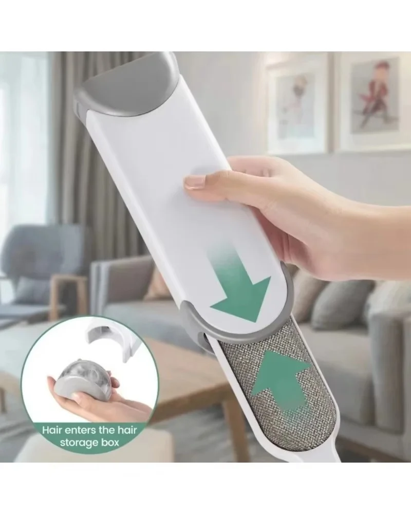 Magic Clothes Lint Remover Reusable Pet Cat Hair Fur Roller Brush Reusable Static Dusting Cleaning Brushes Manual Cleaner Tool