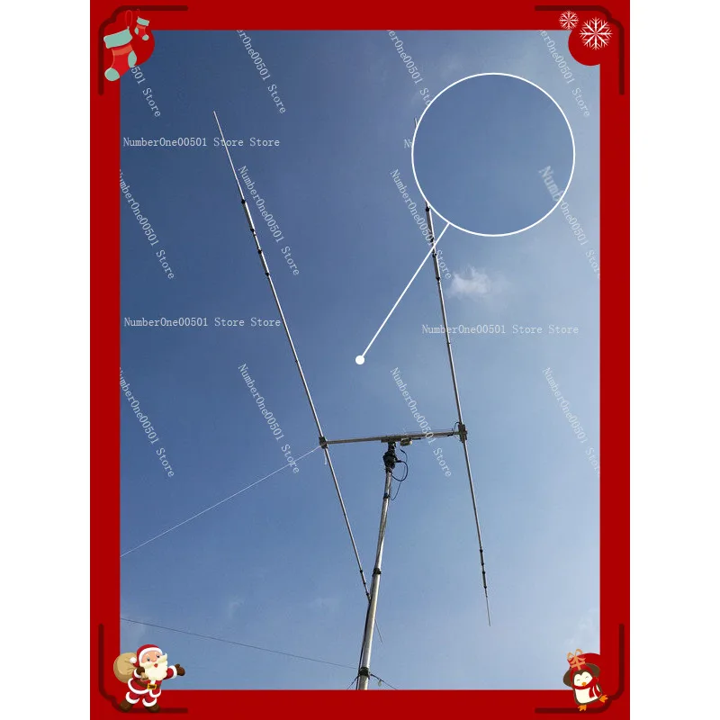 JPC-3 2-elementen 3-bands HF-antenne 7 14 21 MHz Amateur Radio basisantenne - afbeelding 2