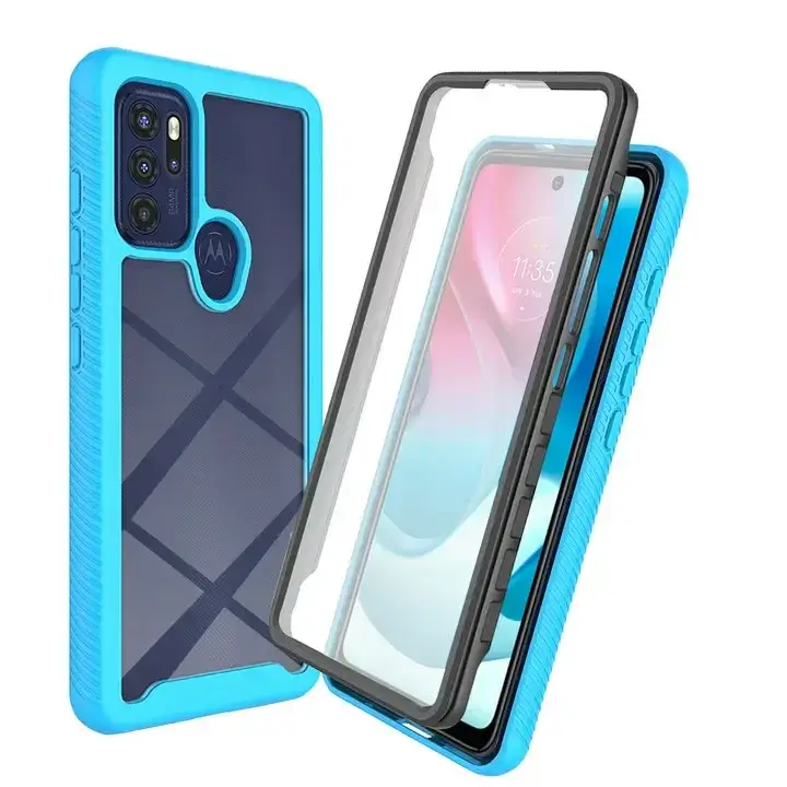 360 Protect Front Back Capa for Motorola Moto G60 Crystal Case Bumper Armor Motoroloa G60 G30 G20 G10 G 60 G31 G41 G51 G71 Funda - Image 7