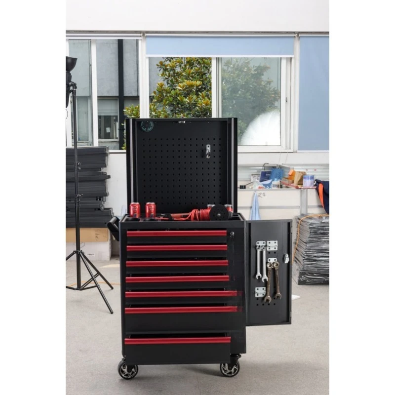 Toolbox with Rolling Tool Cabinet Tool Set and Tool Cart Heavy Steel Premium