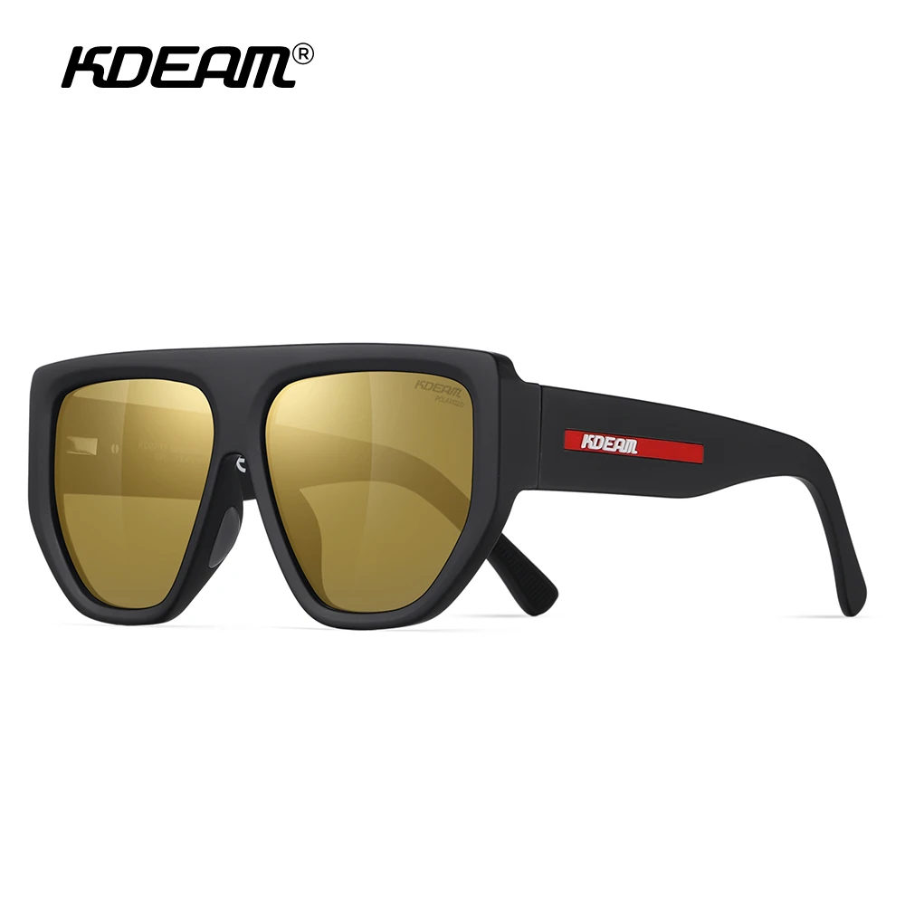 

Солнцезащитные очки KDEAM Polygon-Contour в стиле панк, винтажные, поляризованные, оверсайз, унисекс, оправа TR90, подходят для всех типов лиц, крутые очки для вечеринок, мужские