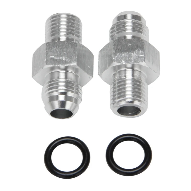 Transmission Adapter Fittings Front And Rear 6AN Flare To 1/4Inch NPSM TH350 TH400 4L60E 700R4 200-4R TR6060 AOD 551114