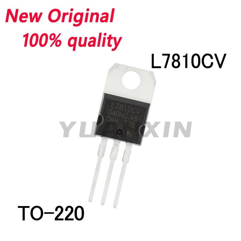 10/PCS New Original L7810CV in-line triode 10V L7810 three-terminal regulator TO 220 In Stock