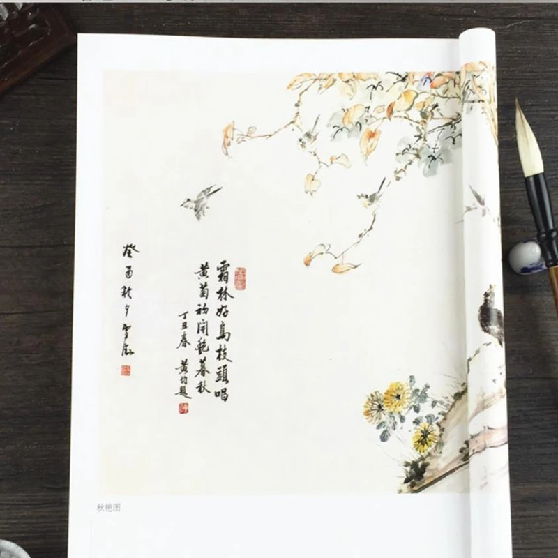 Imagem -02 - China Famous Ink Brush Painting Calligraphy Seal Xieyi Flower Bird Wang Xuetao Painting Book