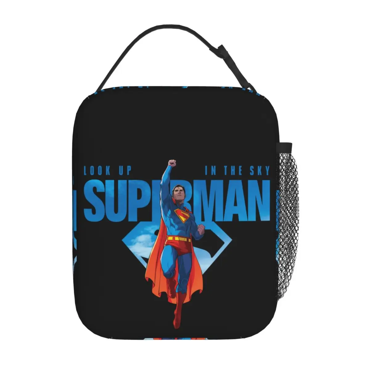 

Look Up Its Supermans Insulated Lunch Bag Thermal Bag Meal Container Leakproof Tote Lunch Box Food Storage Bags Beach Picnic
