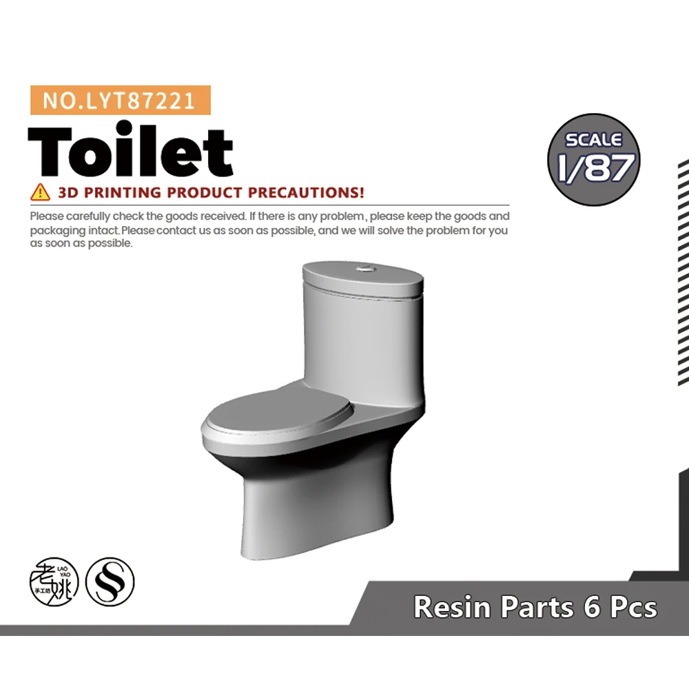 

Yao's Studio 1/87 1/64 Scene Model Toilet Washstand Bathtub Bathroom Microfilm Home Decoration