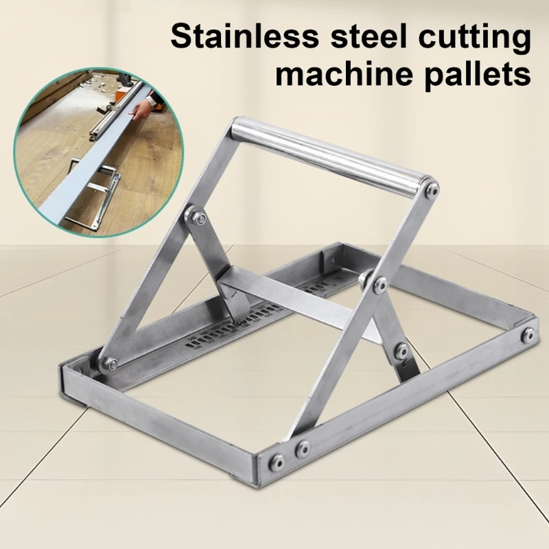 Adjustable Cutting Machine Support Frame Foldable Support Holder Lifting Roller 203C