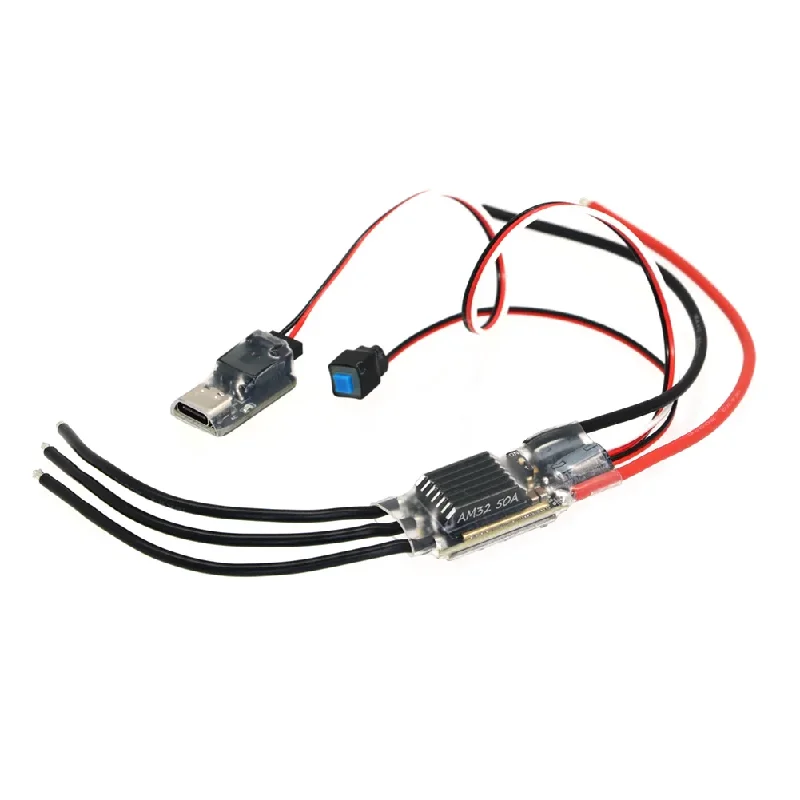 RevvitRC APE32 AM32 50A ESC Bluetooth Parameter anpassen Firmware kann mit Wi-Fi-Link für 1/10 TRX4 SCX10 RC Crawler Car funktionieren