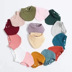 Baby Baby 'S Voeden Slabbetjes Zachte Katoenen Bandana Speeksel Handdoek Peuter Voor Driehoek Kwijl Sjaal Pasgeboren Burp Doek