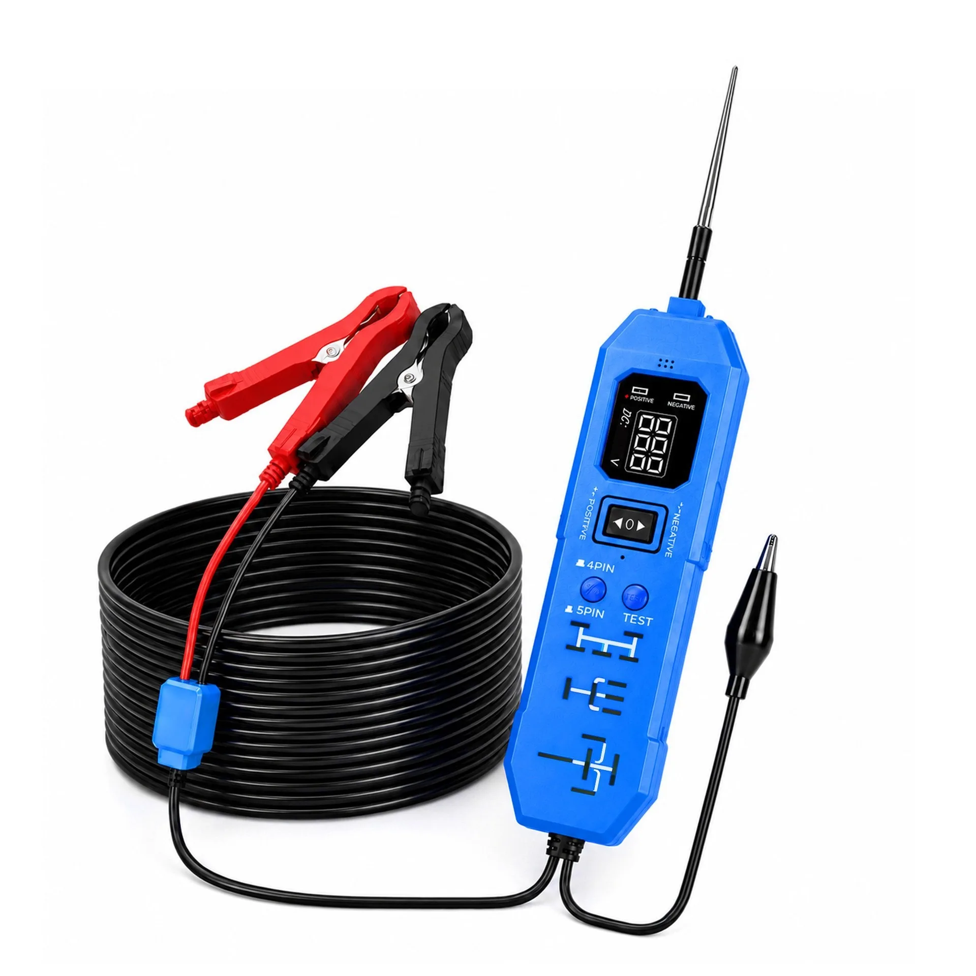 Universal 3.5-36V Automotive Electric Circuit Tester Car Electrical System Tester Voltage Power Probe Kit LED Digital Display