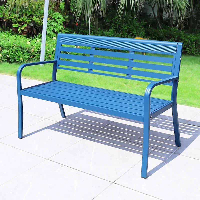 

Outdoor Recreational Bench Campus Playground Plaza Mall Shopping Mall Corridor Rest All-aluminum Color Bench