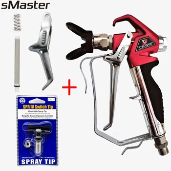 SMaster 538020 paint spray gun rx-pro red series high pressure airless 417 tip and guard Titan 0538020 paint gun