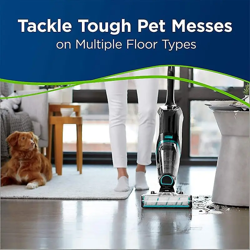 Rotolo di spazzole per animali domestici Multi-superficie da 2 pezzi per Crosswave Cordless Max Series