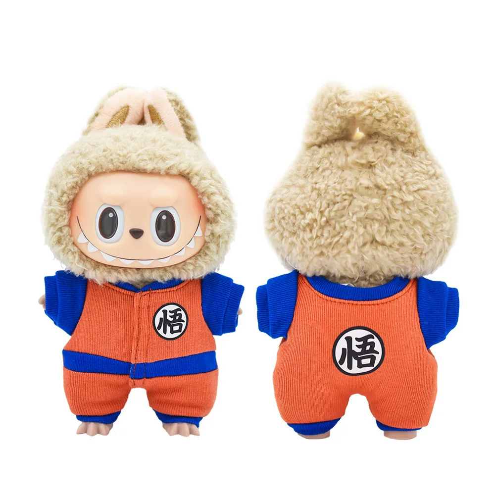 

Clothes only] labubu Dragon Ball Wukong clothes one or two generations of blind box baby clothes Labubu clothes doll accessories
