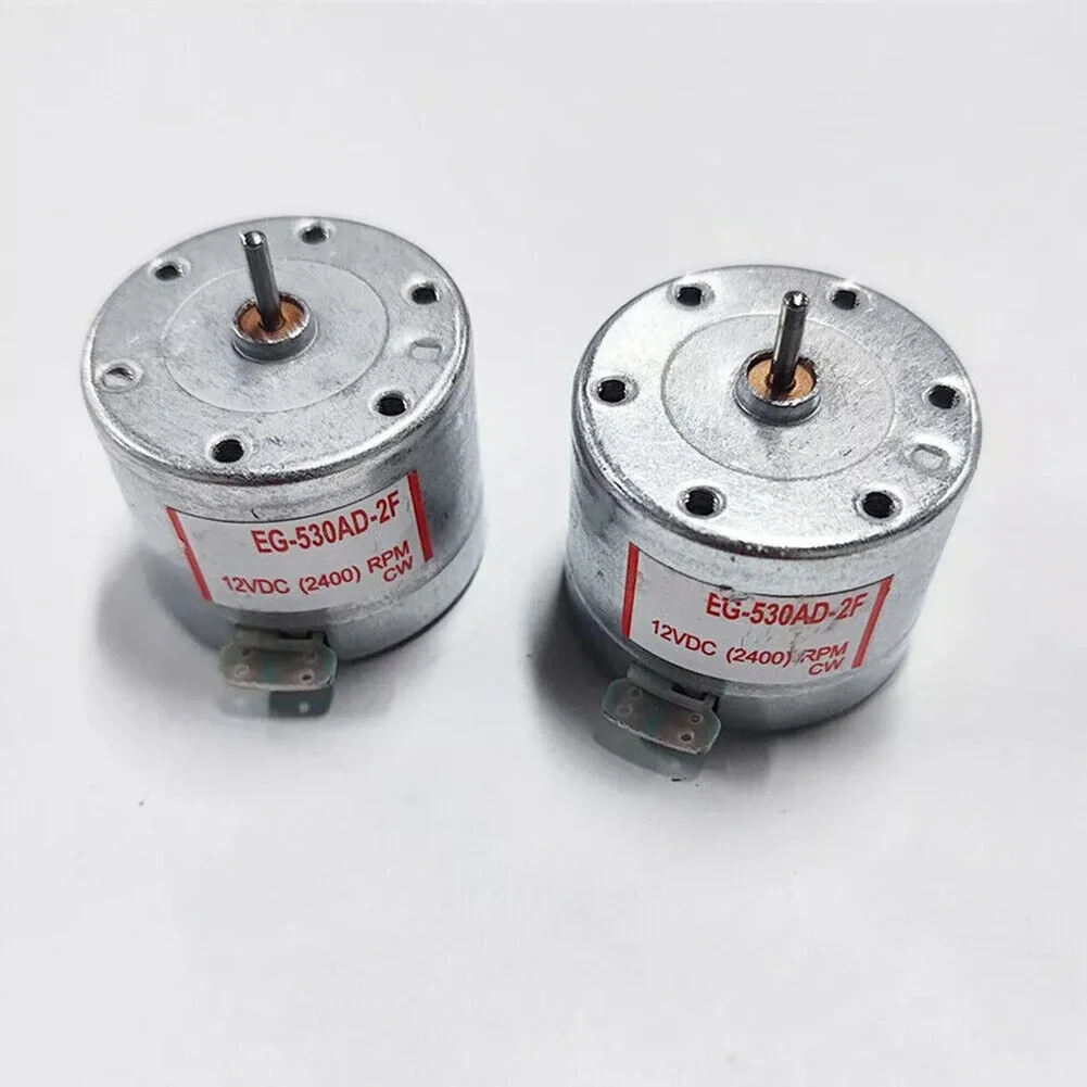 2 uds EG-530AD-2F Motor de Audio DC 12V CW grabadora de cinta Audio cabstan Motor piezas de herramientas para casette para reproductor de CD para CD-ROM