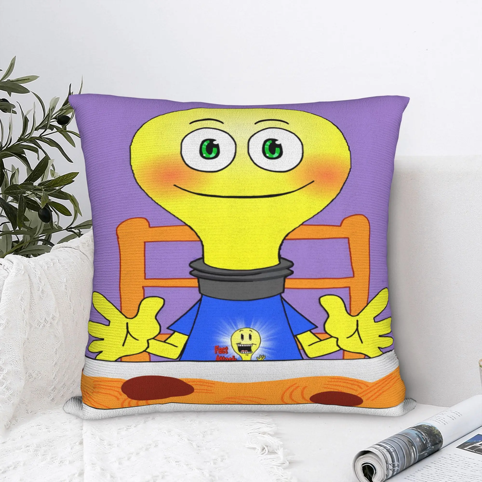 F-Fact A-Attack Adventures Pillowcases Product Printed Cushion Cover  Pillow Covers Home Decoration Square Multiple Sizes