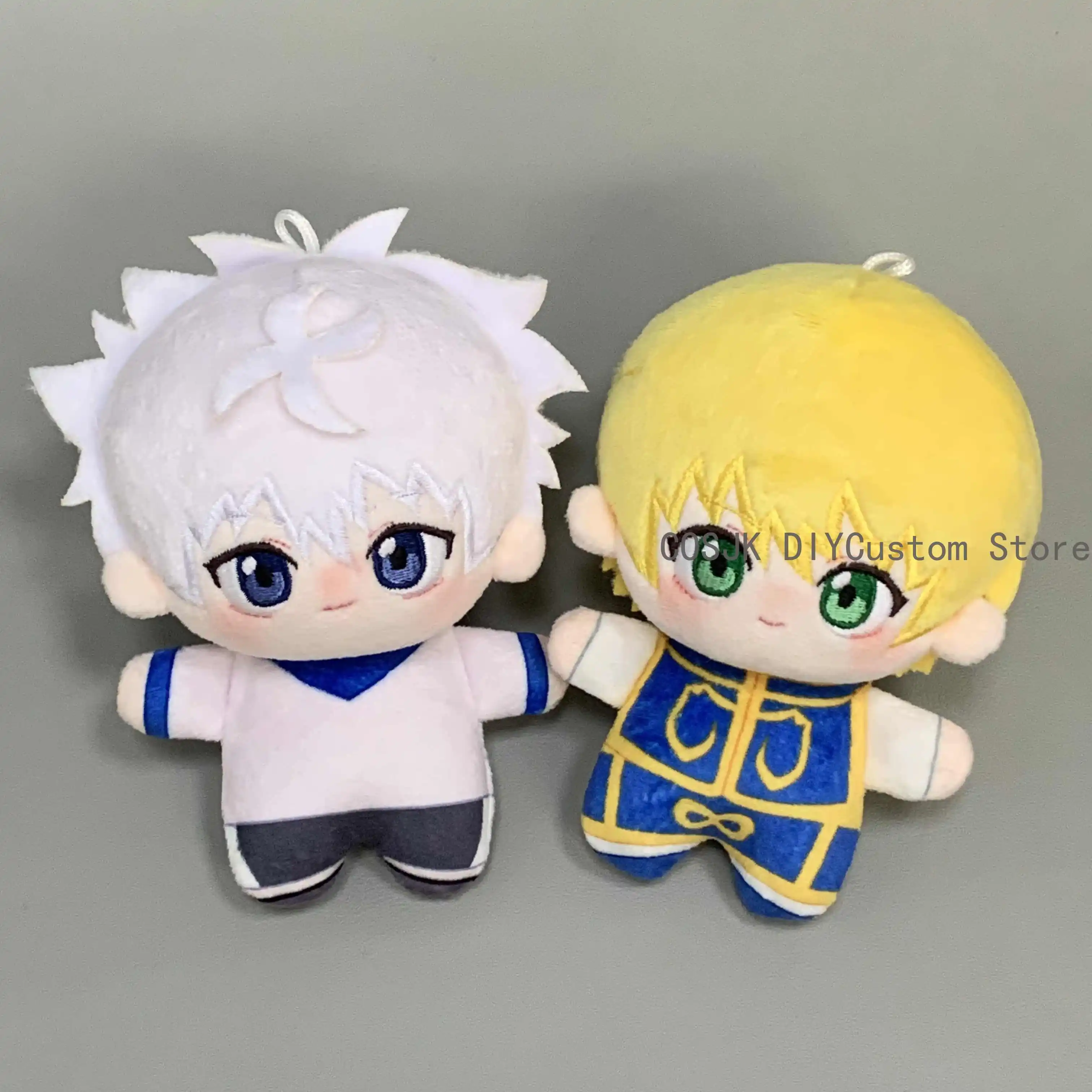 Kurapika Killua Zoldyck 10cm Anime Cute Starfish Body Mini Puppet Plush Pendant Keychain Figures Mascot Halloween Gift