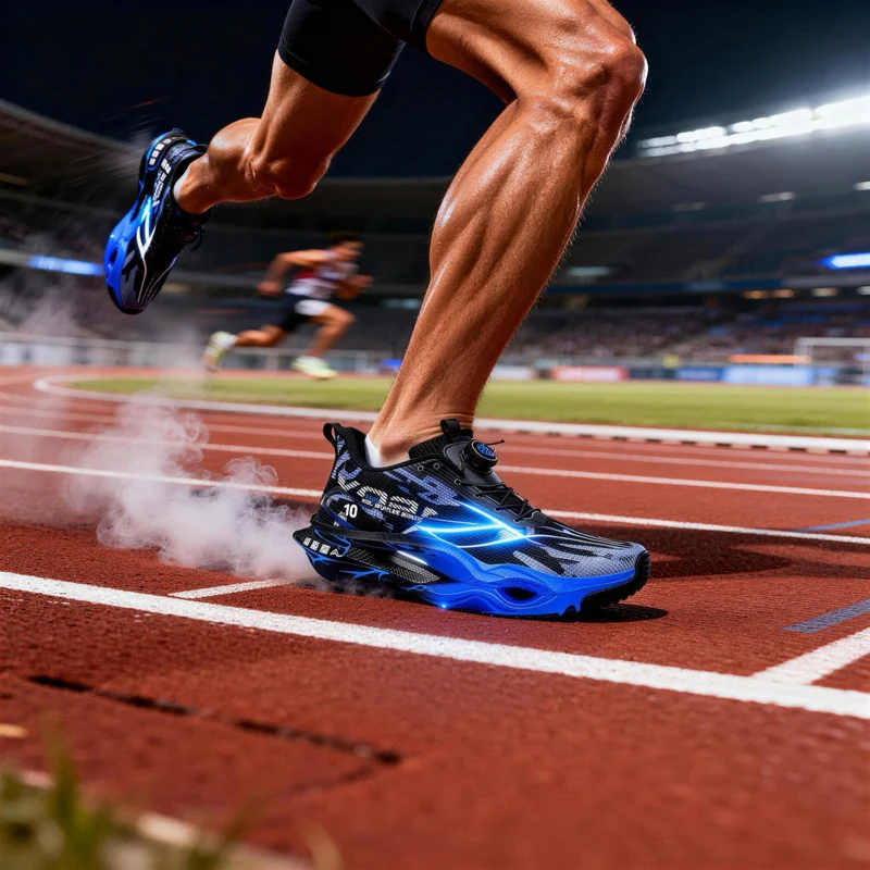 Men Propulsive Carbon Plate Racing Shoes Breathable Wide Fit Energy Return Marathon Sneakers Cushion for Women Running Trainers