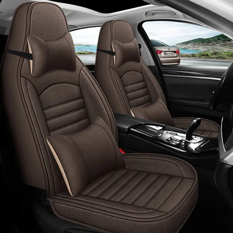 

Available Interior Accessory Fashion Business Dynamic Style Universal Leather Car Seat Covers Full Set
