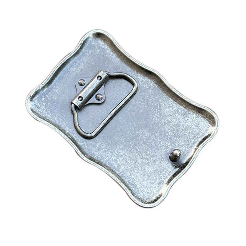 Zinc alloy Bohemian turquoise belt buckle with western style design