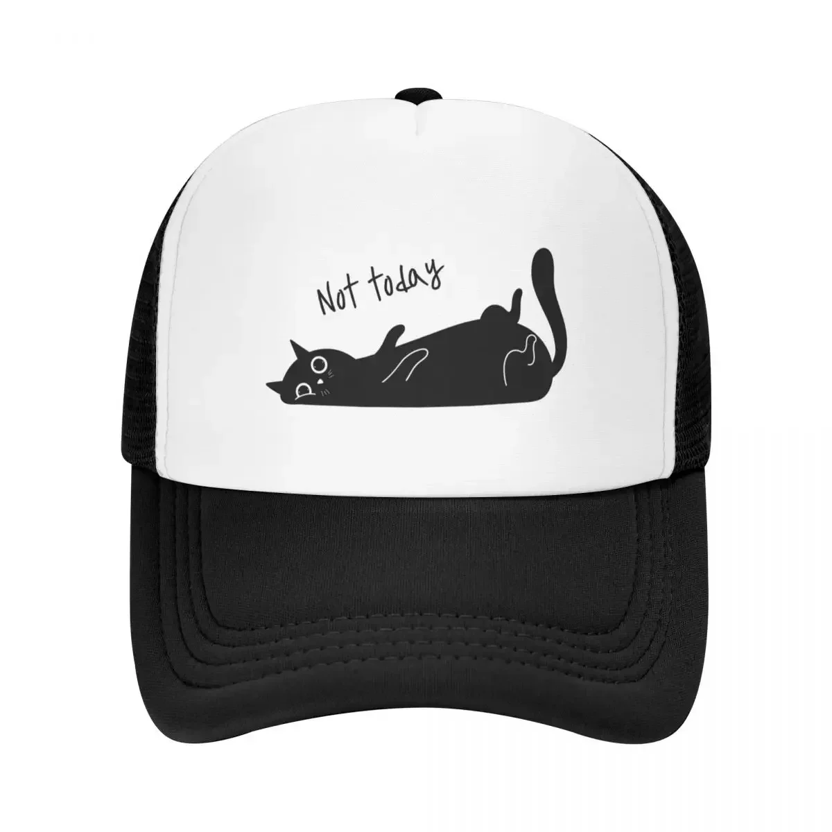 Not Today , cat Baseball Cap Golf dad hat Bobble Hat For Women Men's