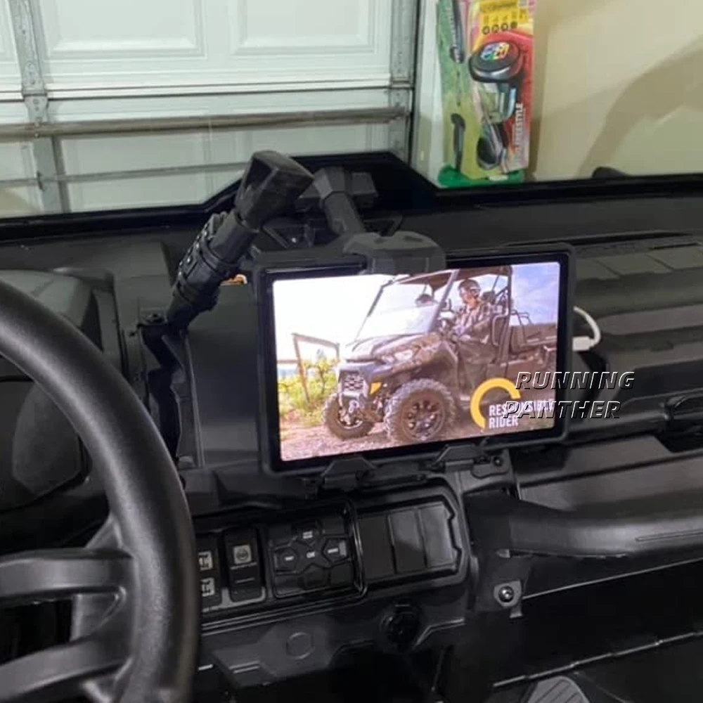 حامل هاتف لـ Can-Am ، Defender HD10 HD8 Max HD10 HD8 HD8-، منظم GPS ، صندوق تخزين ، جهاز لوحي إلكتروني UTV