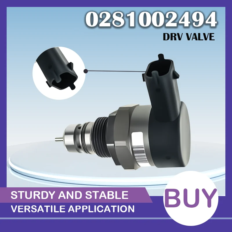 Pressure Control Valve Regulator for Engine Fuel Rail Injector Solenoid Part Suitable for 0281002507 0281002803 0281002494