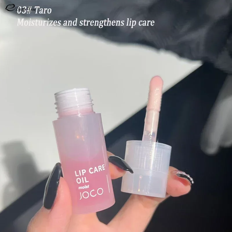 Lip Oil Glass Lip Gloss Fragrance Non-sticky Moisturizes Lip Tint Lip Plumper Lip Care Serum Primer Transparent Big Brush Head