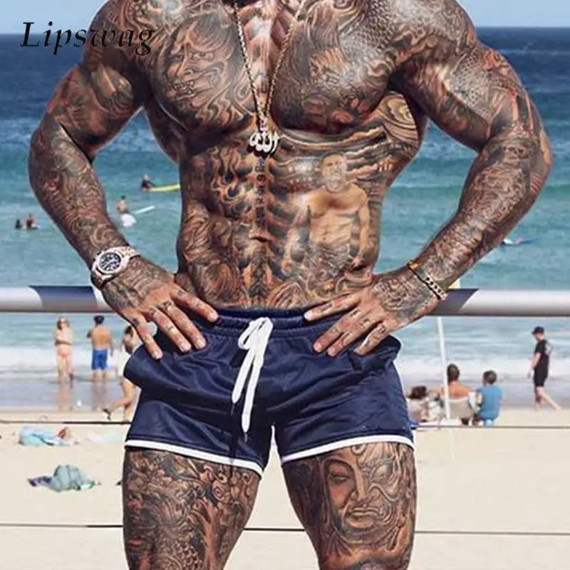 

Весенне-летние спортивные шорты для фитнеса, мужские эластичные облегающие дышащие шорты для мужчин, модные однотонные шорты на шнурке