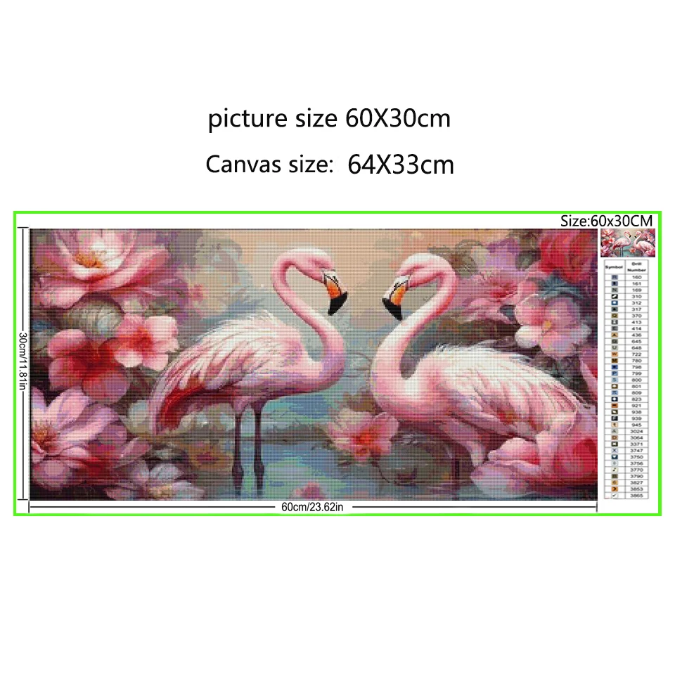 Pink Flamingo Lover Diamond Painting Full Square/Round Diamond Mosaic,5D DIY Craft for Home Decor,Relaxing Handmade Gift