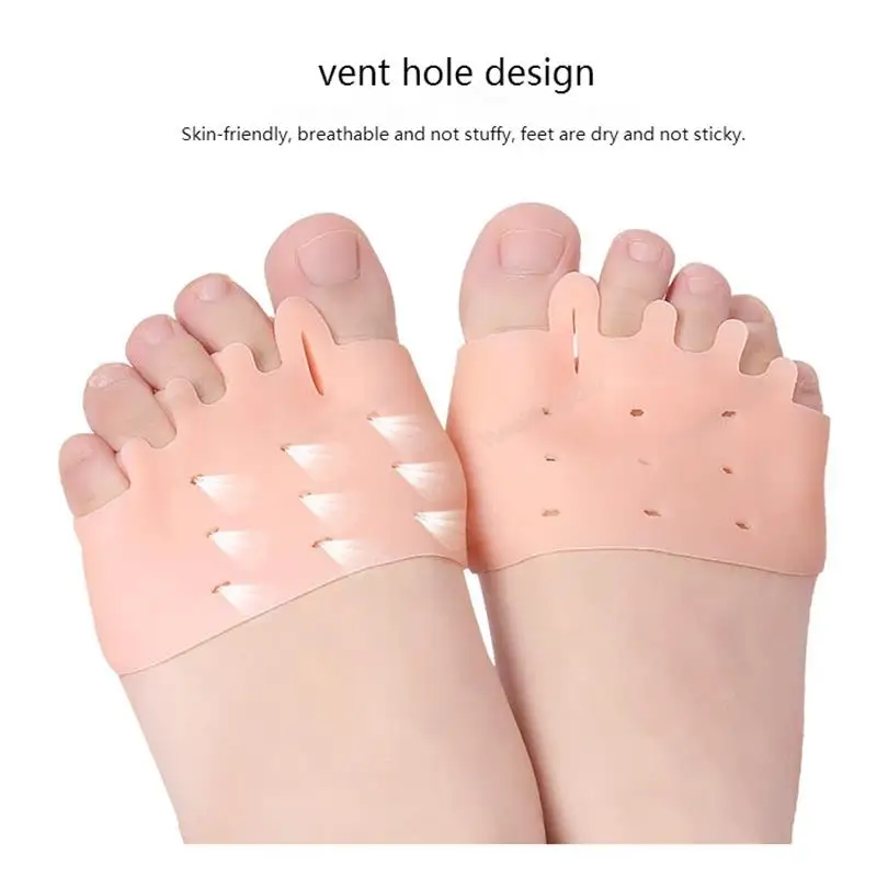 Forefoot Pads Shoe Pad Silicone Insoles Orthopedic Comfortable Shoe Insoles Women Toe separator Foot Care Products Pain Relief