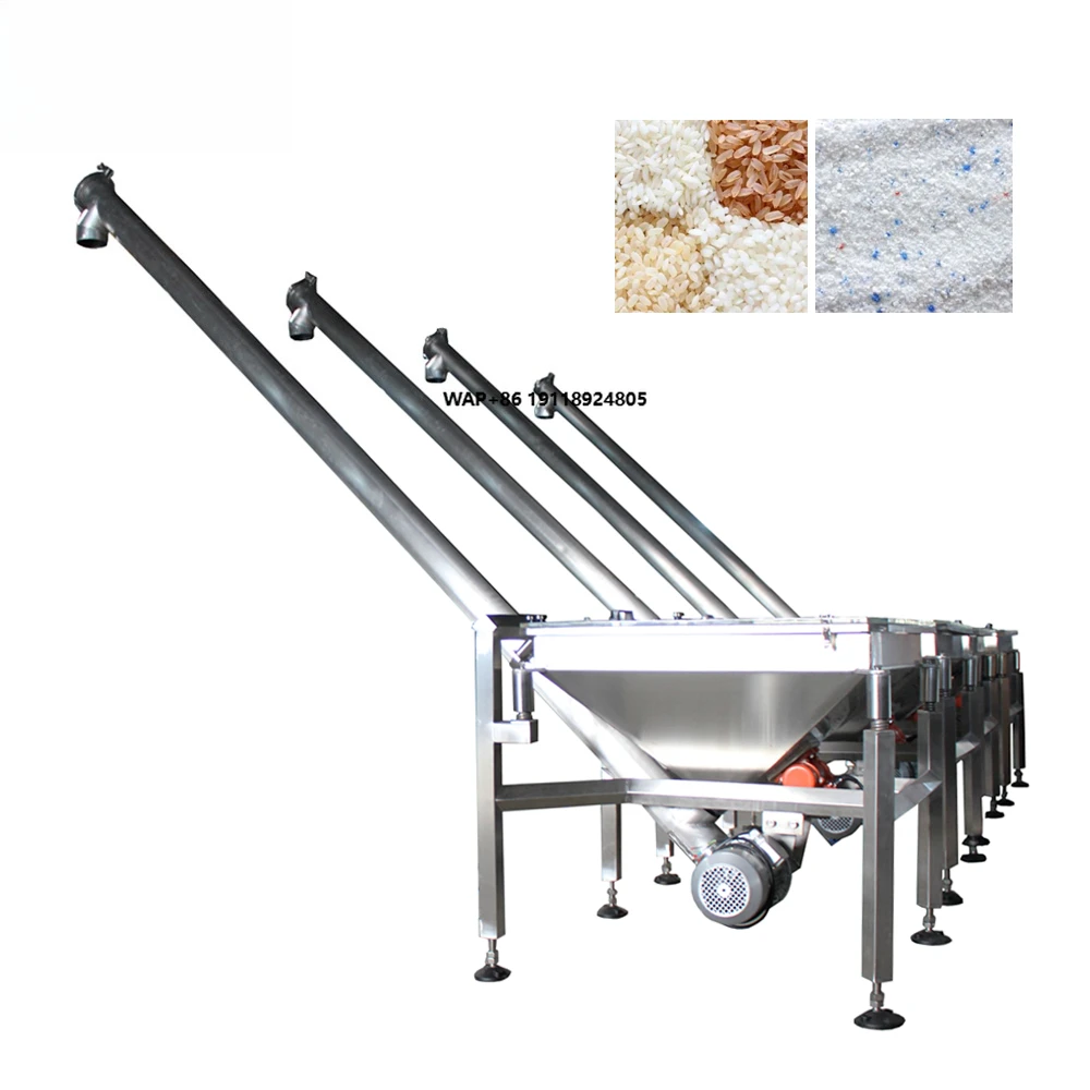 Small Grain Conveyor and Feeder System Rice Stainless Steel Screw Conveyor