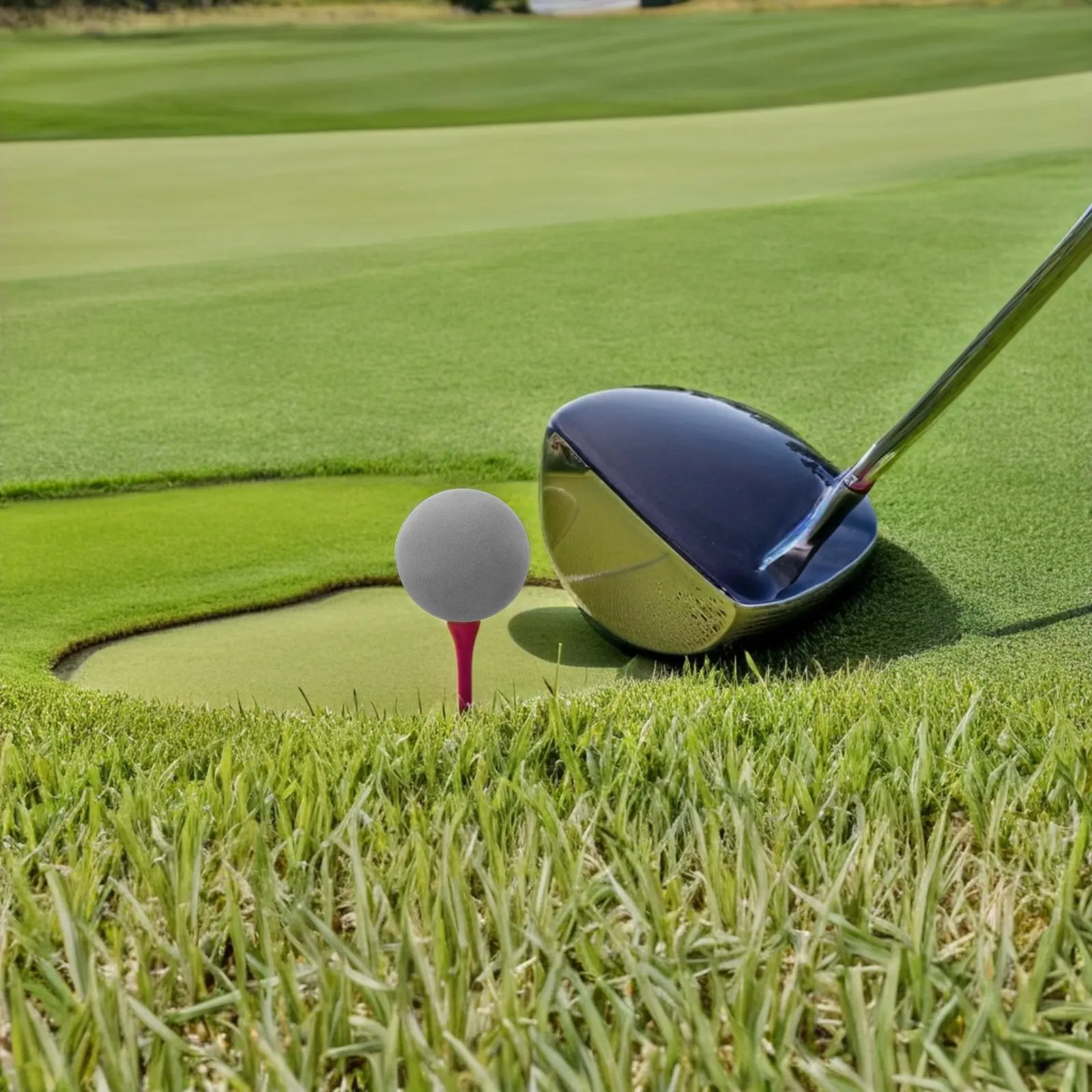 

10 шт. тренировочных мячей для гольфа из пены EVA, 60 мм, для тренировок в помещении, мягкие, безопасные, бесшумные, легкие, для начинающих, для двора и сада