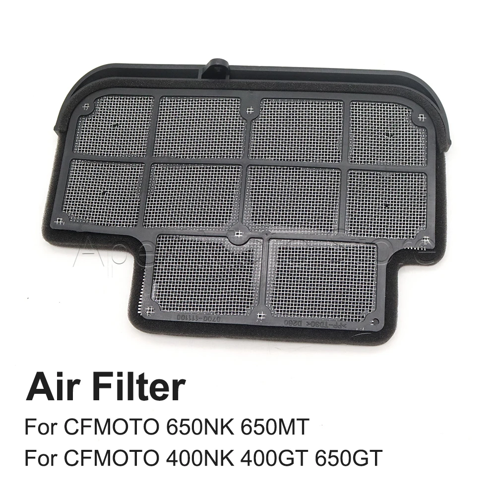 

Motorcycle Accessories Air Filter Intake Cleaner For CFMOTO 400NK 650NK 650MT 400GT 650GT 400 650 NK GT MT