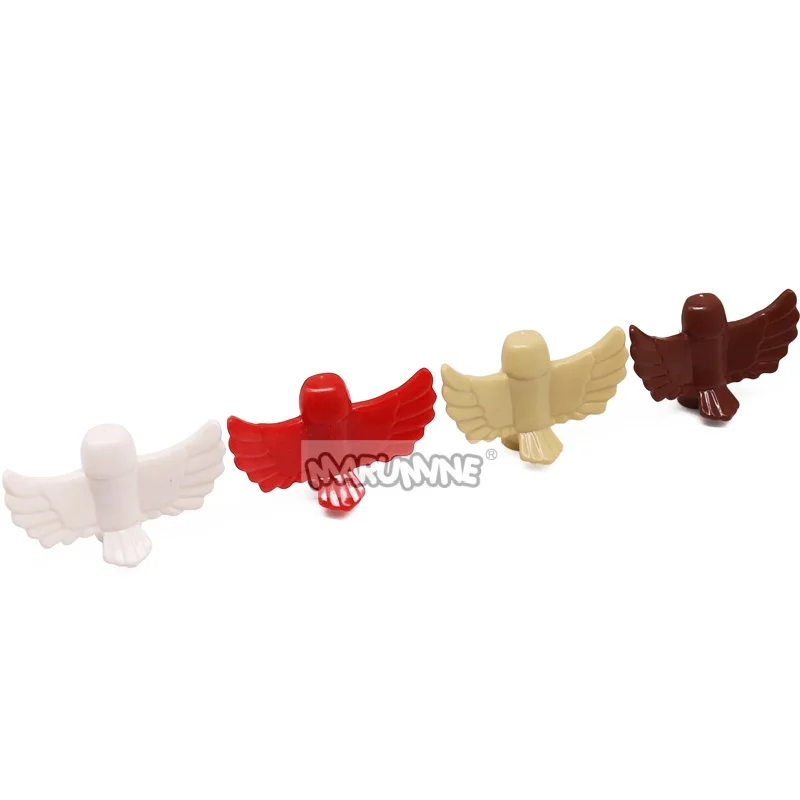 Marumine MOC hibou figurine animale brique blocs de Construction 10 pièces bricolage modèle jouets éducatifs pour filles enfants ensemble de Construction créative