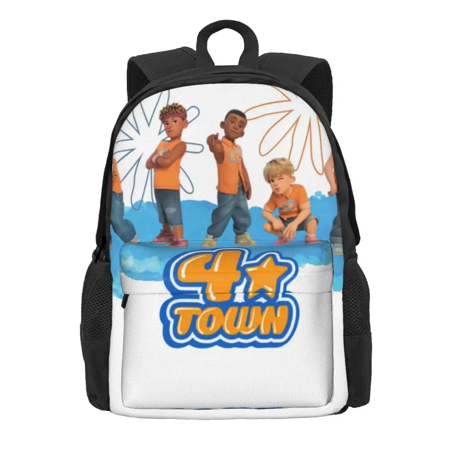 4*Town Band Members Hot Sale Schoolbag Backpack Fashion Bags 4 Town 4Town Pixar