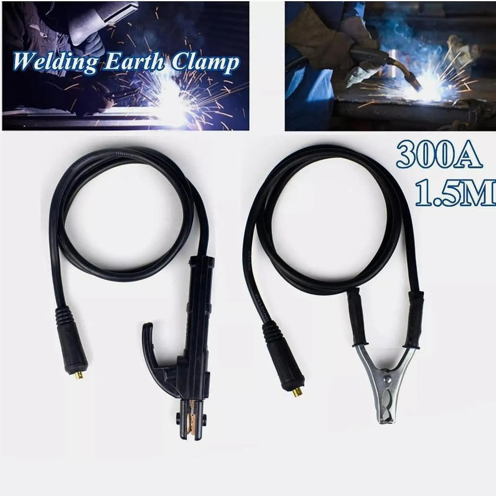 

2 Pieces Welding Electrode Holder Lead Assembly Stick Electrode Holder